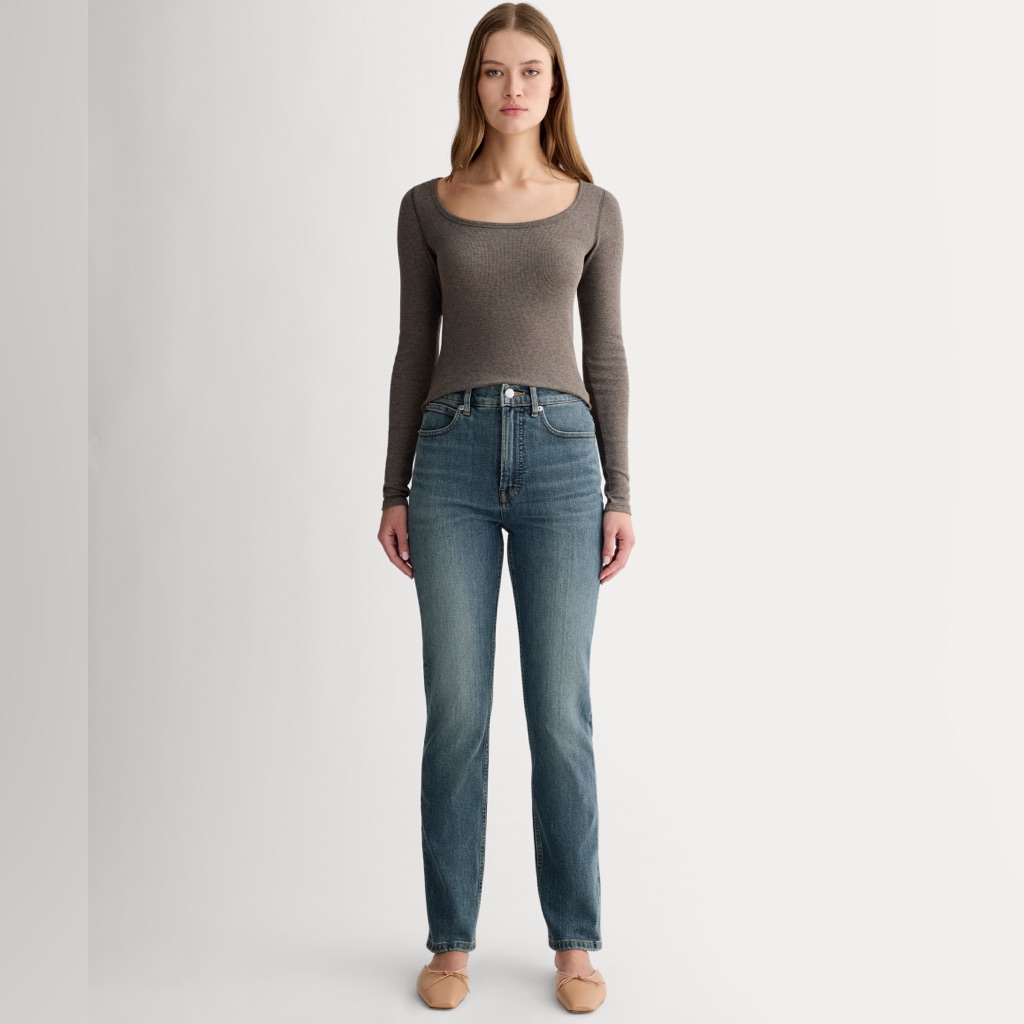 Everlane Way High Slim Jeans